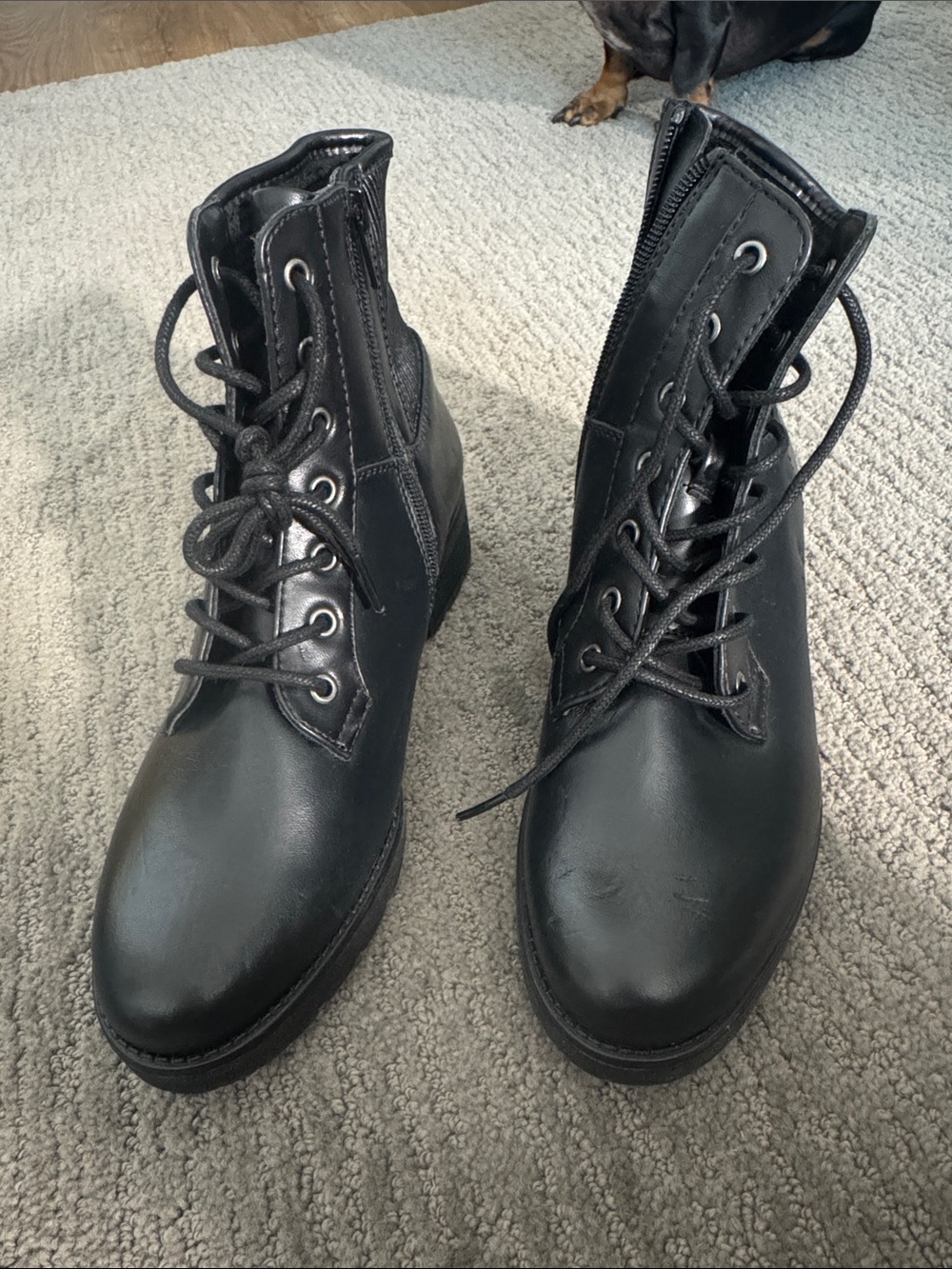 New Black norstrom boots size 6.5